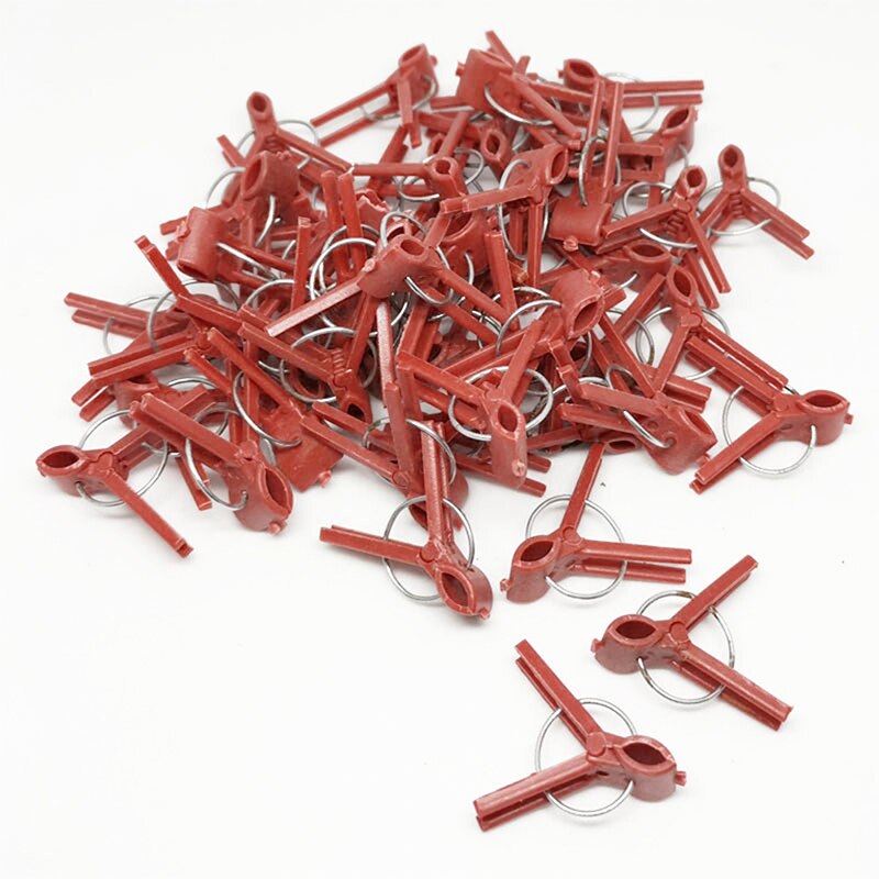 100 stuks duurzame kunststof entclips voor tuingroenten, bloemen, tomaten, wijnstokken en planten