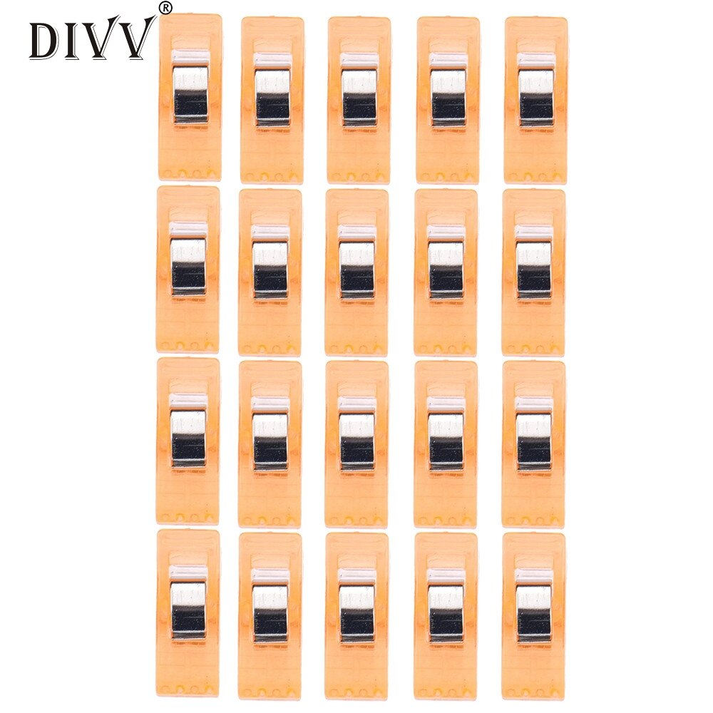 20 stuks doorzichtige naai-knutselquiltbindingen, plastic clips, klemmen, hemel, pinces couture naai-naaiklemmen 20