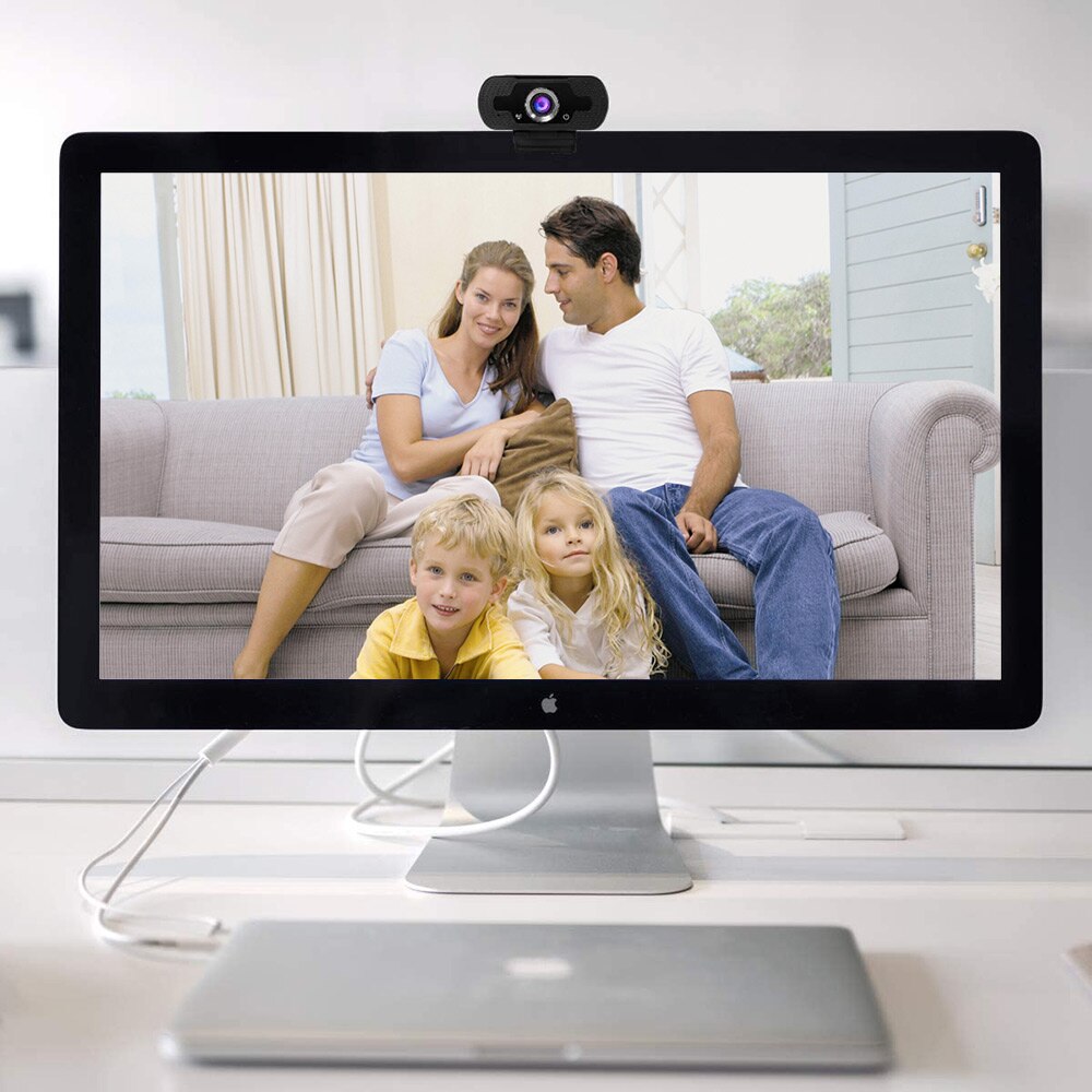 Cámara Web con grabadora de vídeo Digital con micrófono integrado USB Webcam HD de 1080P para el hogar y la oficina, equipo en vivo para reuniones con Zoom