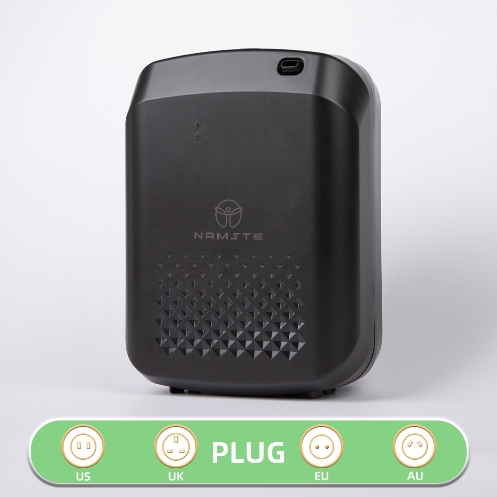 Namste elektrischer Duft diffusor 400ml ätherische Öle Diffusor Clever Bluetooth Kontrolle aromatische Duft vorrichtung für zu Hause Hotel: dunkel khaki / EU