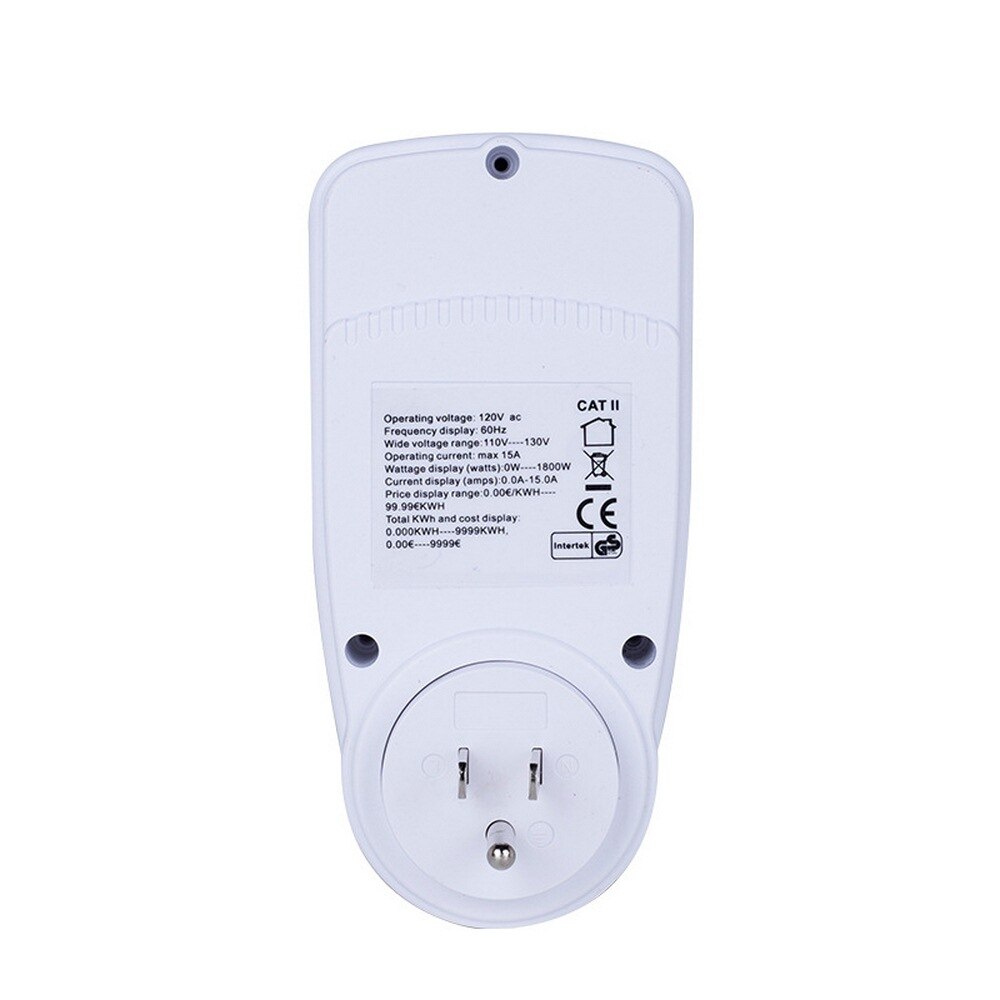 Lcd Energy Meter Digitale Wattmeter Meten Power Meter Outlet Power Meter Record Spanning Outlet Socket Meter Energie Analyzer