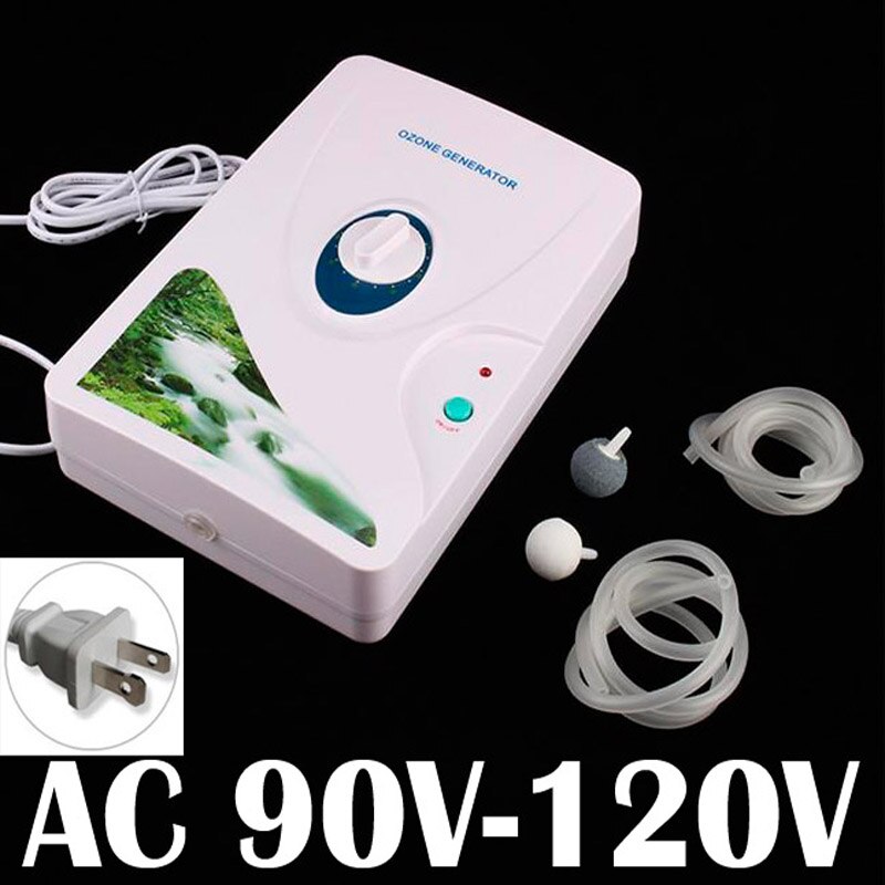 Home Dissolved pet odor free Ozone Generator ozone water air Ozonator sterilizer 220V 110V ionizer Air Purifiers Oil Meat Fresh