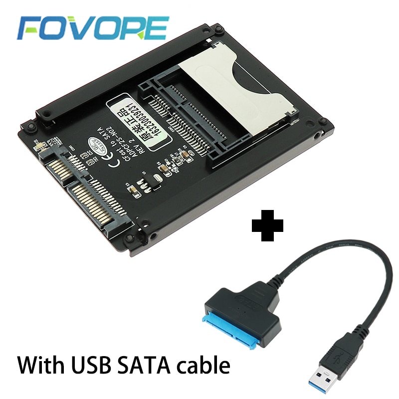 Cfast SATA adapter Cfast to 2.5'' 2.5 inch 22pin SATA 3 III 3.0 converter SATA3.0 SSD HDD Case reader for PC Laptop