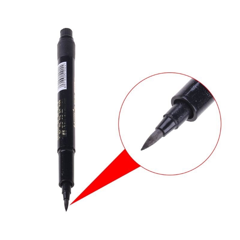 Lápiz de tinta para pinceles de caligrafía japonesa y China, herramienta de escritura y dibujo artesanal K43B, 1 unidad