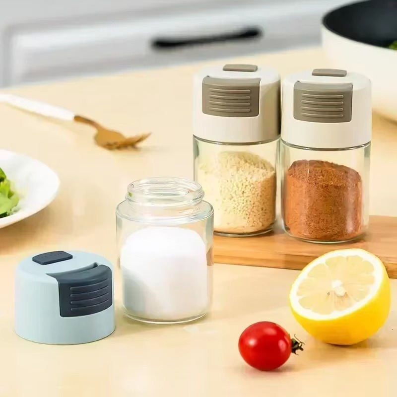 Kitchen Supplies Seasoning Bottle Jars for Spices Salt and Pepper Seasoning Jar Spice Organizer Barbecue Condiment Gadget