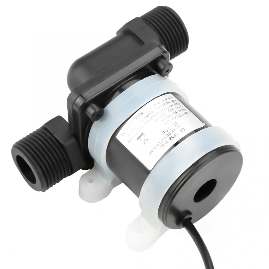 Mini dc kiertovesipumppu 12v -40 ~ 100 asteen harjaton moottori 700l/ h kumijalusta pitkä käyttöikä hiljainen