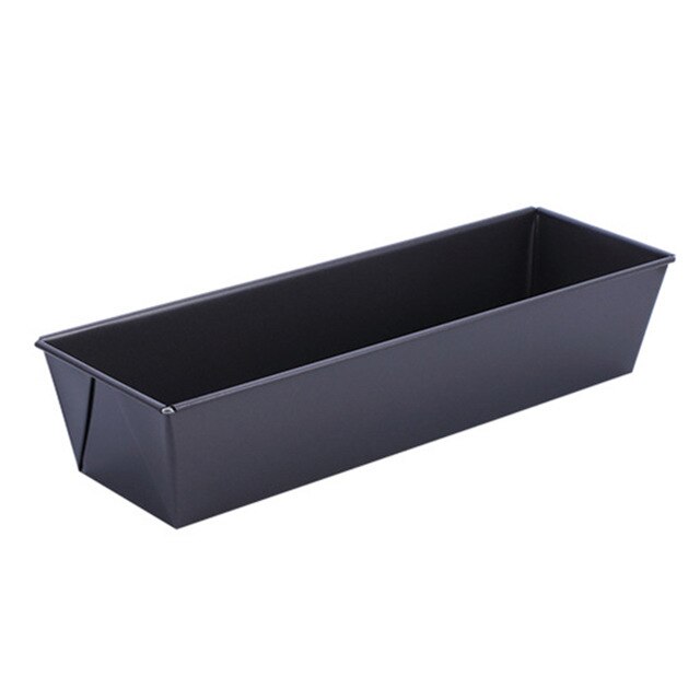 Lade Bakvorm Rechthoekige Non-stick Brood Black Carbon Stalen Bakken: XL