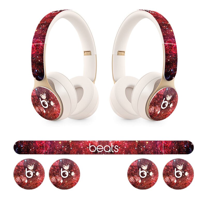 Cute Headphone Sticker Vinyl Decal Skin for Beats solo pro headphone skin sticker: TN-SOLOPro-0942