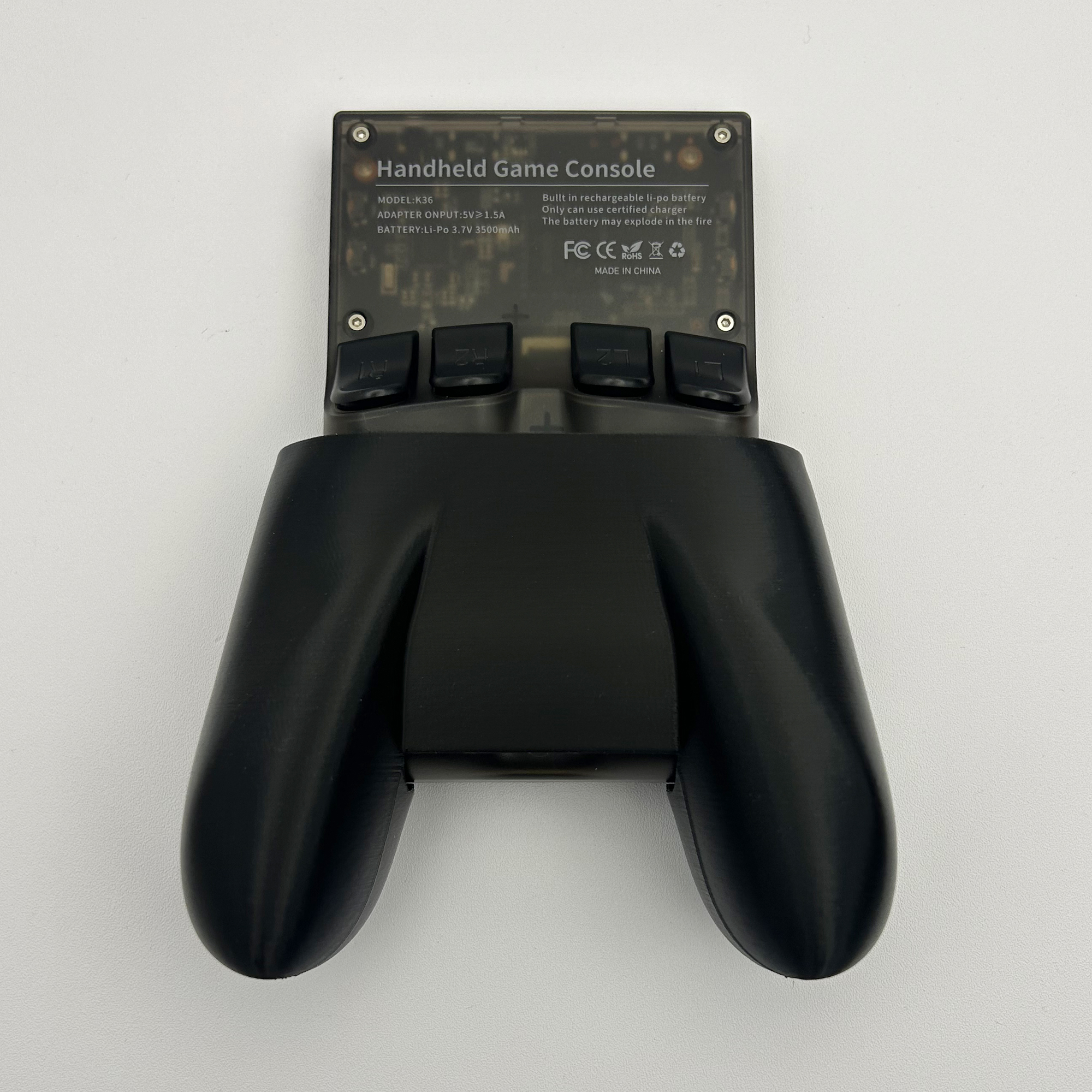 3D Printed Handheld Grip For K36 Console Comfortable Handle Controller K36 Grip Ergonomic DIY Accessories K 36