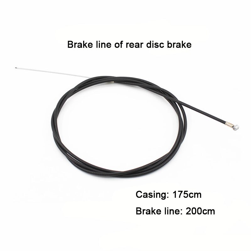 Electric Scooter Universal Brake Line Front and Rear Brake Line Drum Brake Line Disc Brake Line Brake Handle Line: Rear disc brake line