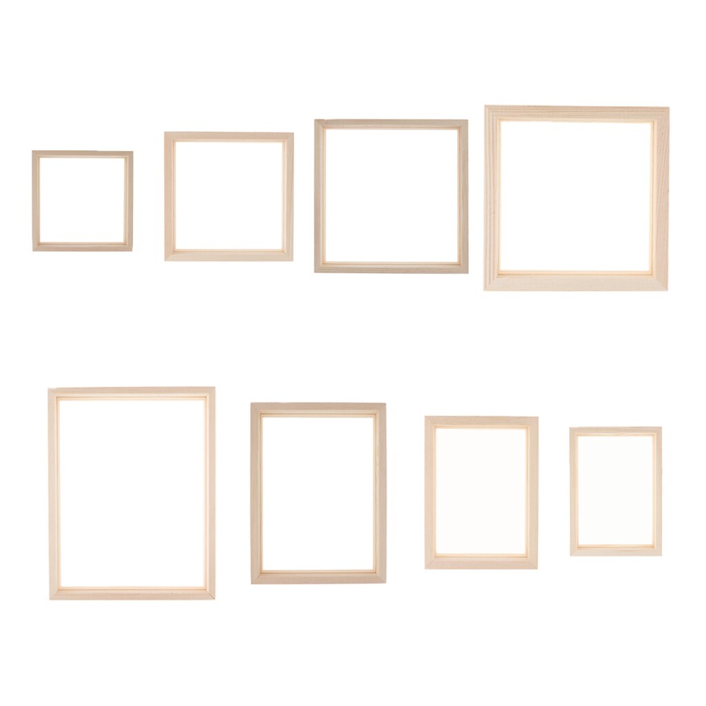 Photo Frame Picture Poster Frame Transparent Wooden Home Display Decoration Wall Decoration