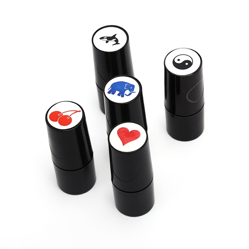 Plast golfball stamper fargefast hurtigtørkende golfball stamper markør inntrykk segl golfer suvenir