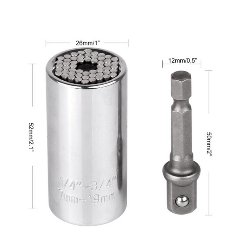 Drehmoment Schlüssel Leiter einstellen Buchse Hülse in Schlüssel 7-19mm Schlüssel Schlüssel Magie Tragbare Multi Hand Werkzeuge Universal- Hardware-