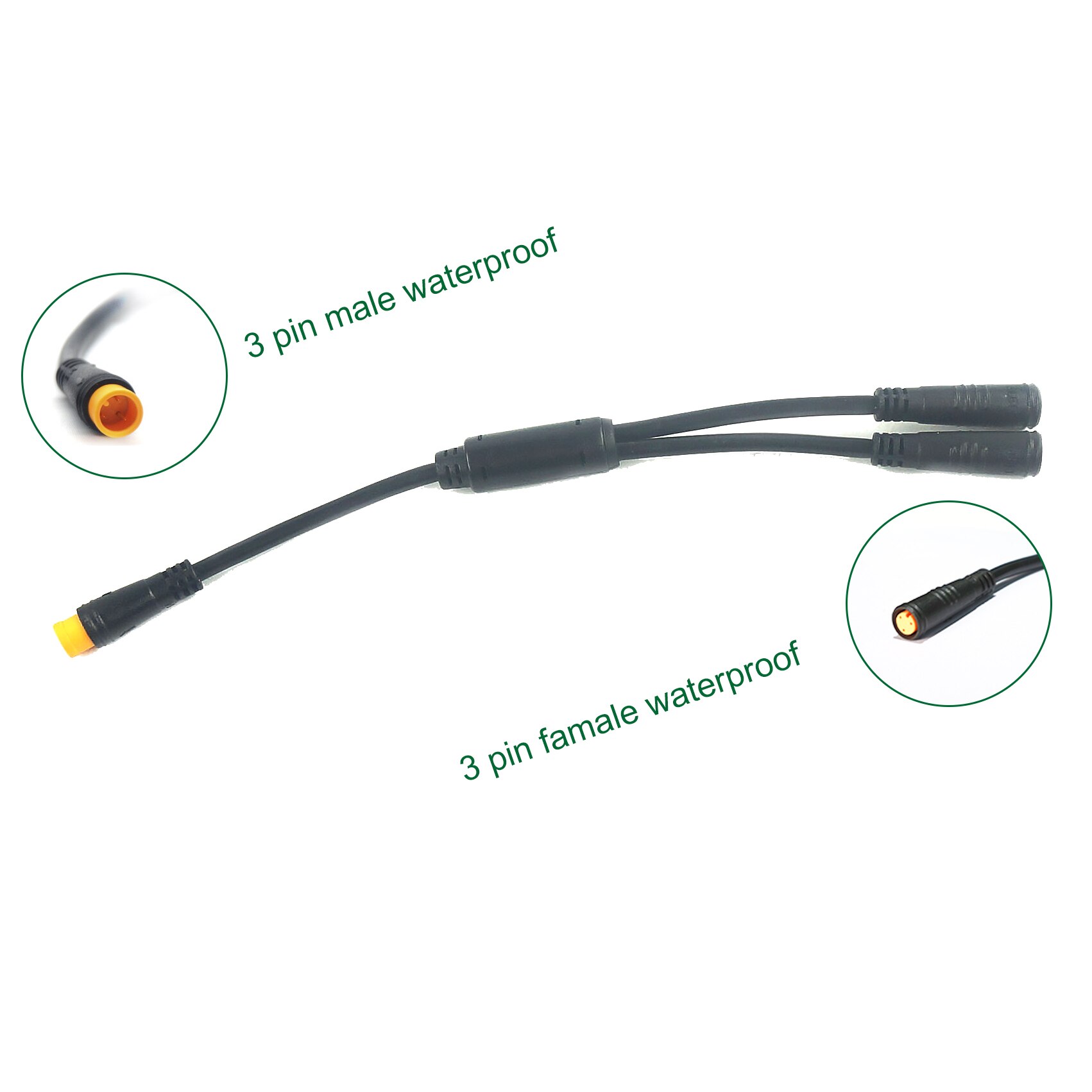 BAFANG Shift Sensor 1T2 Cable BBS01 BBS02 BBSHD Electric Bike Mid Drive Motor Kit Gear Sensor with 1 To 2 Cable