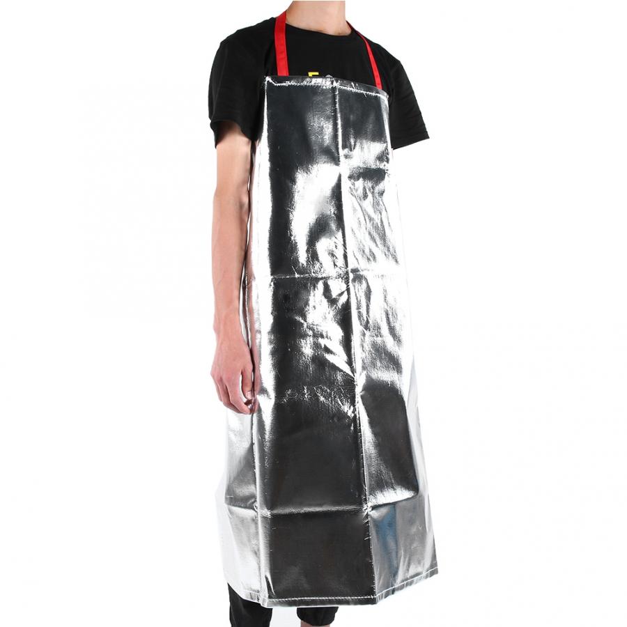 Tablier Anti-feu et Anti-brûlure | Isolation thermique à 500 degrés tablier de table en aluminium résistant aux hautes températures, tablier Anti-radiation,