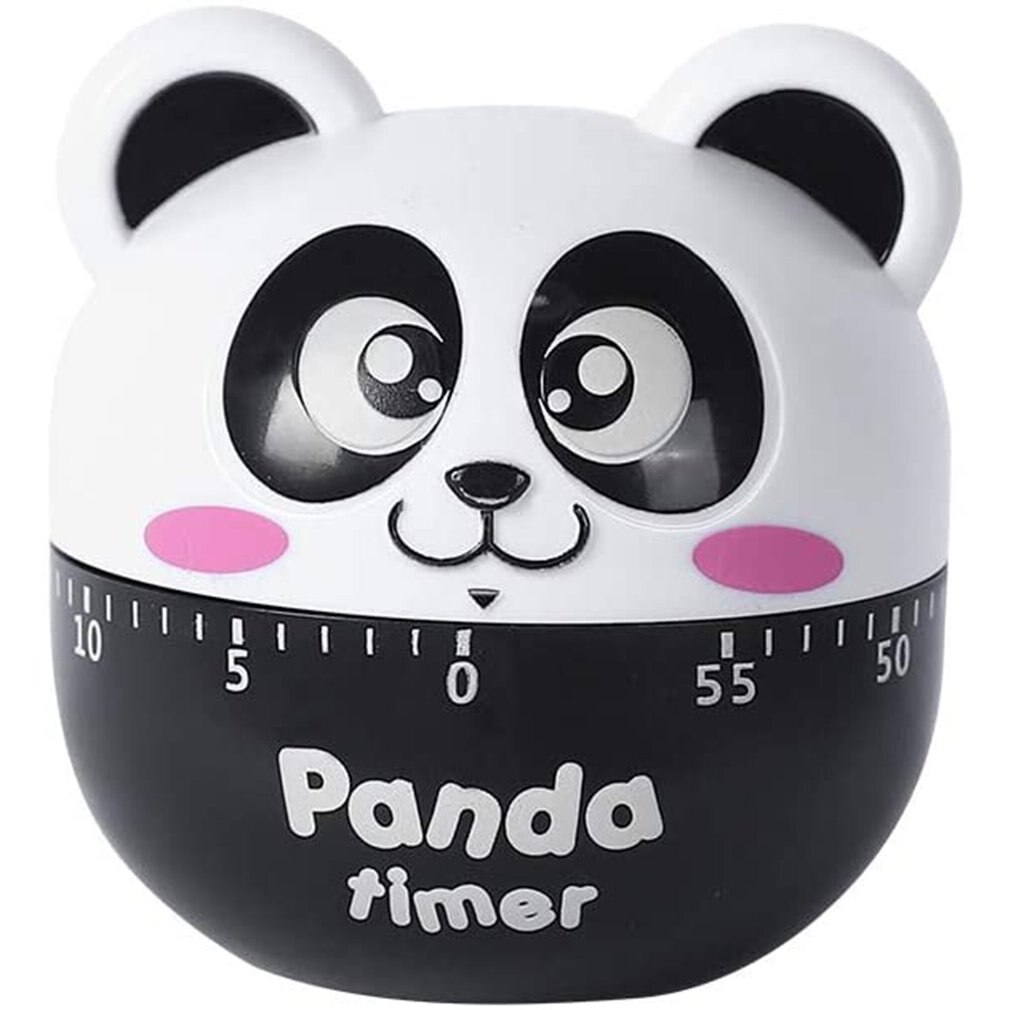 Newest Kitchen Timer Cute Alarm Clock Timer Egg Student Timing Reminder Mechanical Clockwork Alarm Timer: White