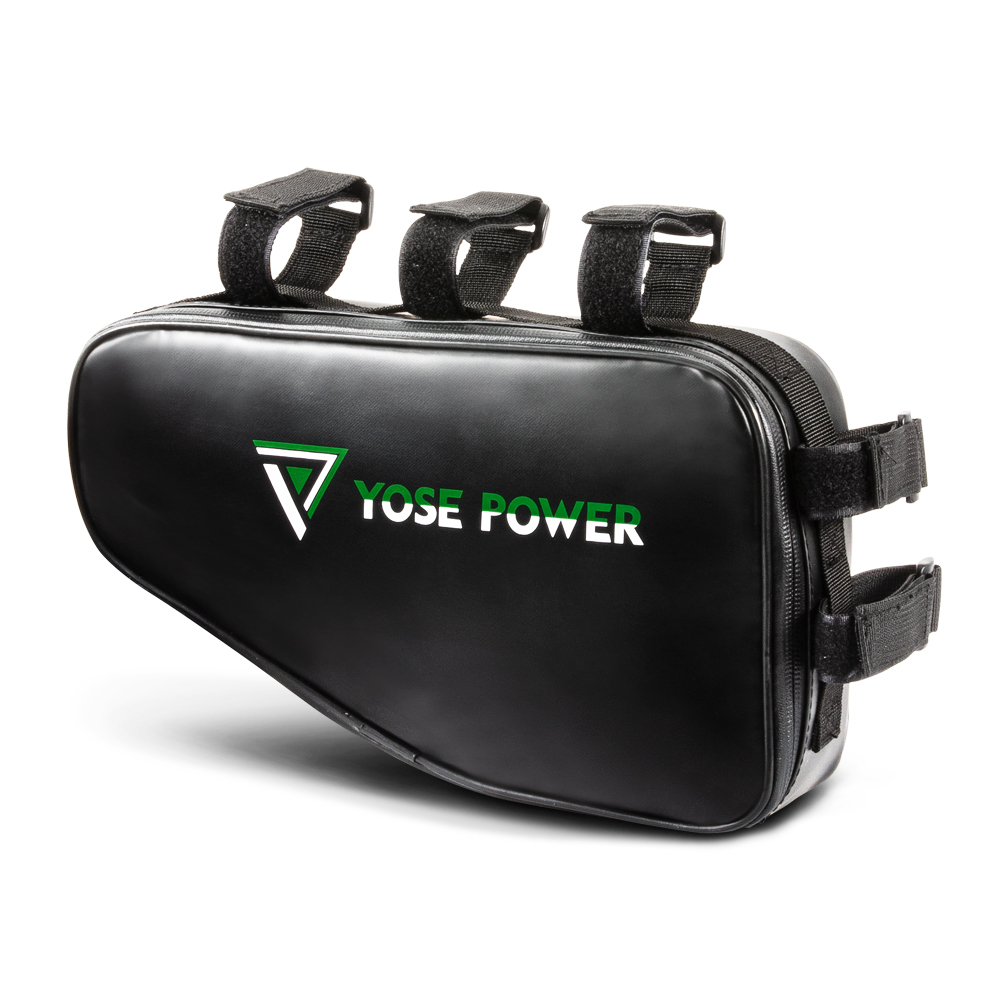 YOSE POWER-Bolsa de batería de litio para bicicleta eléctrica, resistente al agua, a prueba de polvo, triangular, cubierta de almacenamiento al aire libre para bicicleta