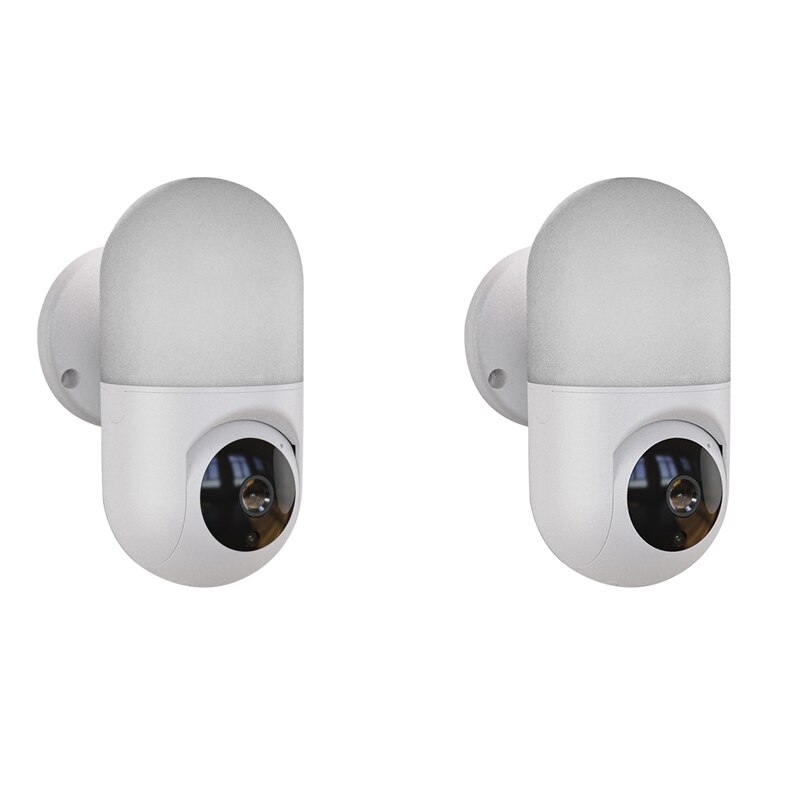 Security Camera 1080P Full Hd Home Surveillance Camera Met Nachtzicht Bewegingsdetectie Led Verlichting