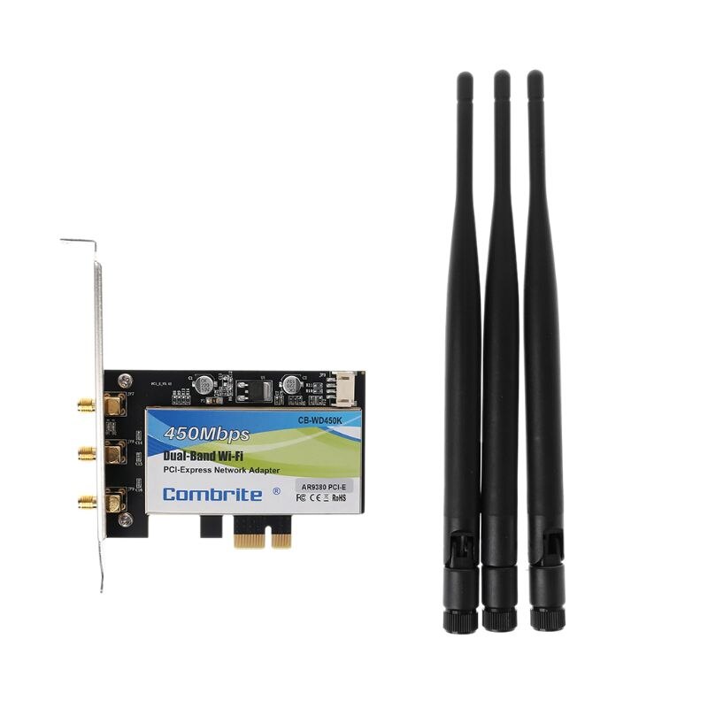 Dual Band AR9380 Draadloze Wifi Kaart Desktop Pci-E X1 450M Voor Pro AR5BXB112