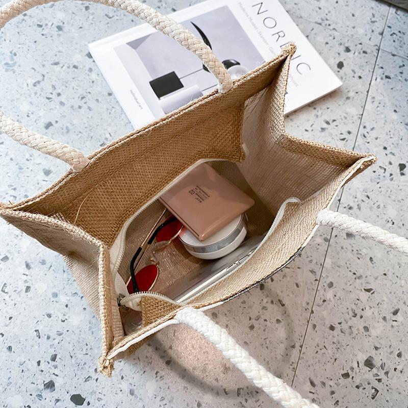 Japanse Vrouwen Canvas Tas, Koreaanse Mode Kleine Schouder Riem, Herfst En Winter,