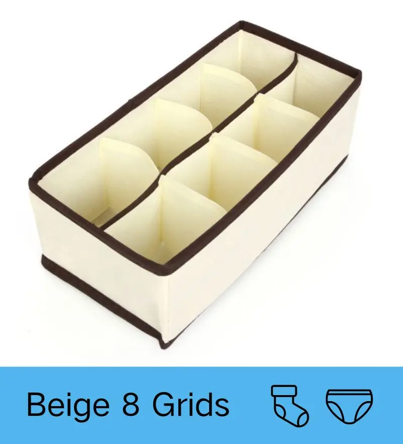 Kleding Organizer Broek Kleding Jeans Opbergdoos Garderobekast Organisatie Ondergoed Bh Sokken Compartiment Doosjes Kast: Clear