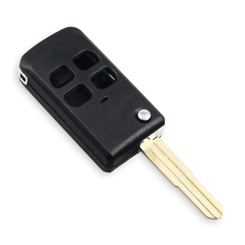 Dandkey 4 Buttons Fob Flip Folding Remote Key Case Shell For KIA Sorento Optima Spectra Replacement Modified Key Shell