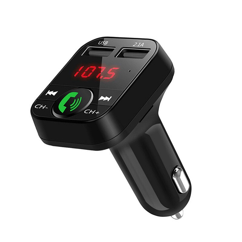 Draadloze Bluetooth Handsfree Car Kit Fm Transmitter Lcd Auto MP3 Muziekspeler Fm Modulator High Speed Usb Oplader Voor telefoon