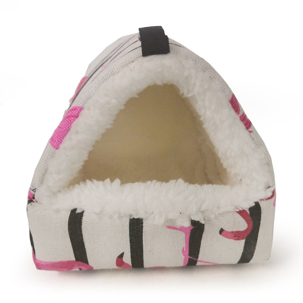 Bird Cage Cotton Sleeping Parrot Cage Nest Mini Animal Hanging Cage Swing Small Pet House Warm Velvet Cage For Born Pet