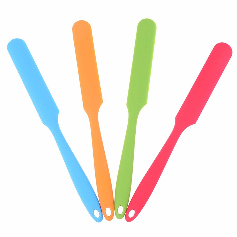 Spatule en Silicone antiadhésive à longue poignée Flexible résistant à la chaleur spatule mince mélangeur de crème à gâteau grattoir pots mélangeur outils de cuisson