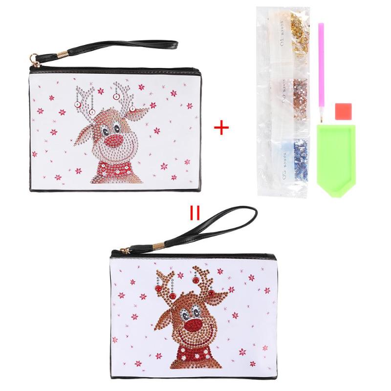 DIY Diamond Painting Wristlet Wallet Butterfly Special Shaped Embroidery Cross Stitch Wallet For Women Christmas: D