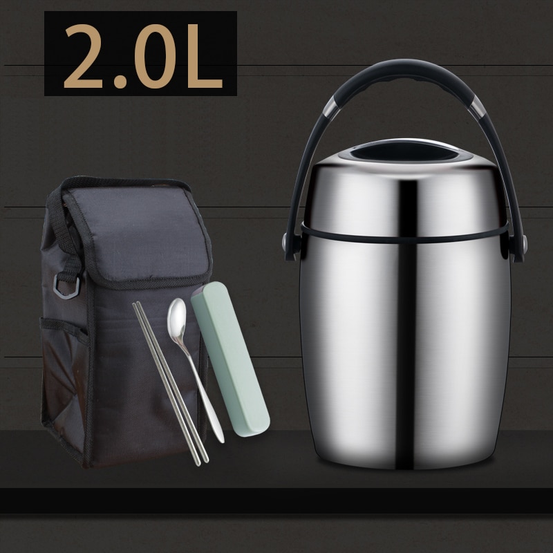 10 Hour Vacuum Insulated Stainless Steel Bento Box Portable Office School Worker Lunch Box Large Picnic Leakproof Food Container