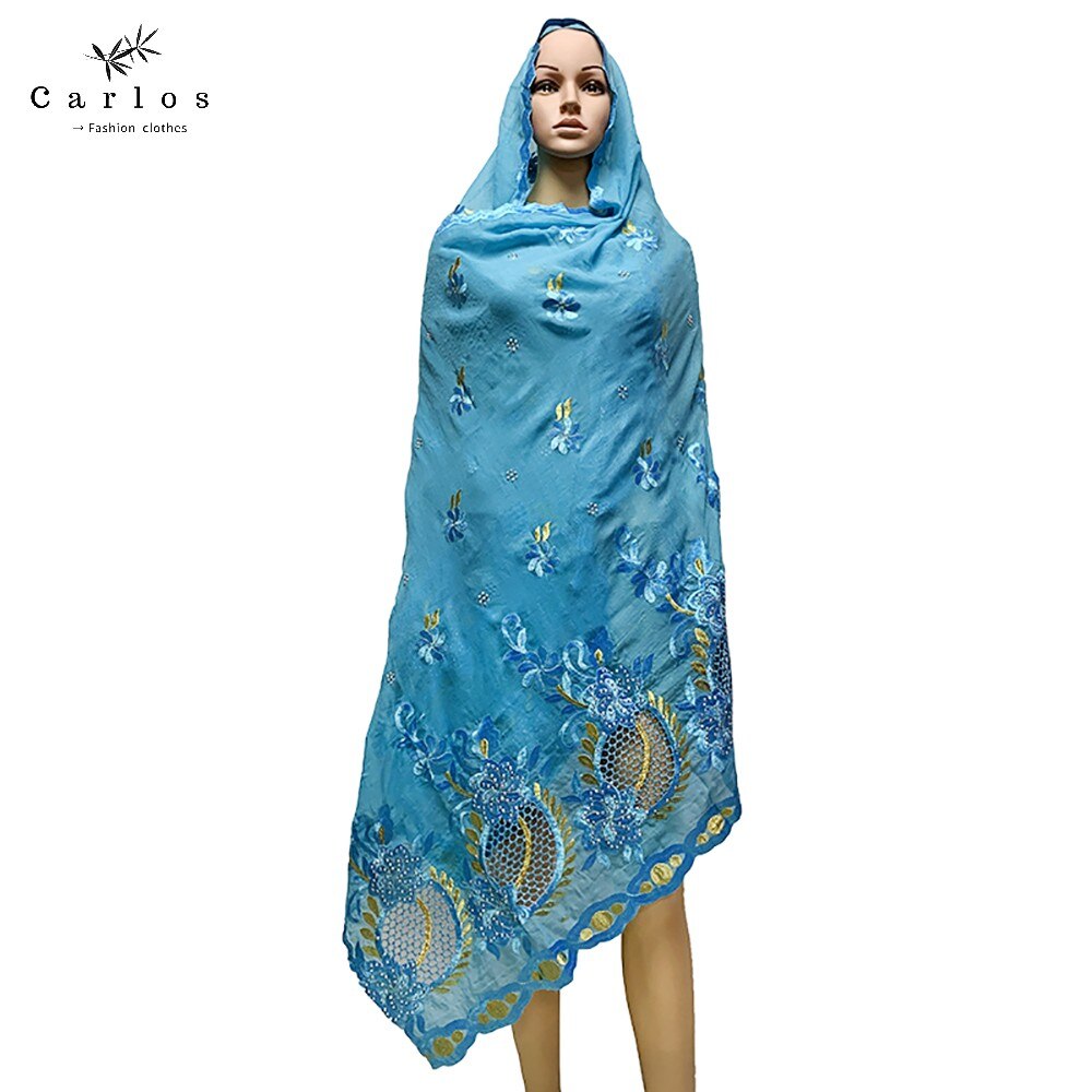 Écharpe Hijab 100% coton pour femmes africaines, écharpe Dubai, prix , Sc-23: Sc23-6