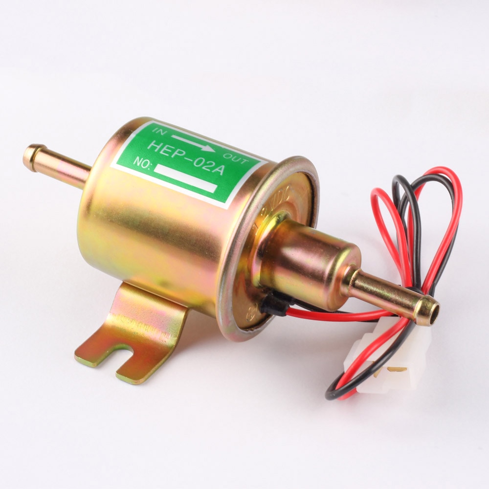12v hep -02a kolv typ gas dieselbränsle inline elektrisk lågtrycksbränslepump