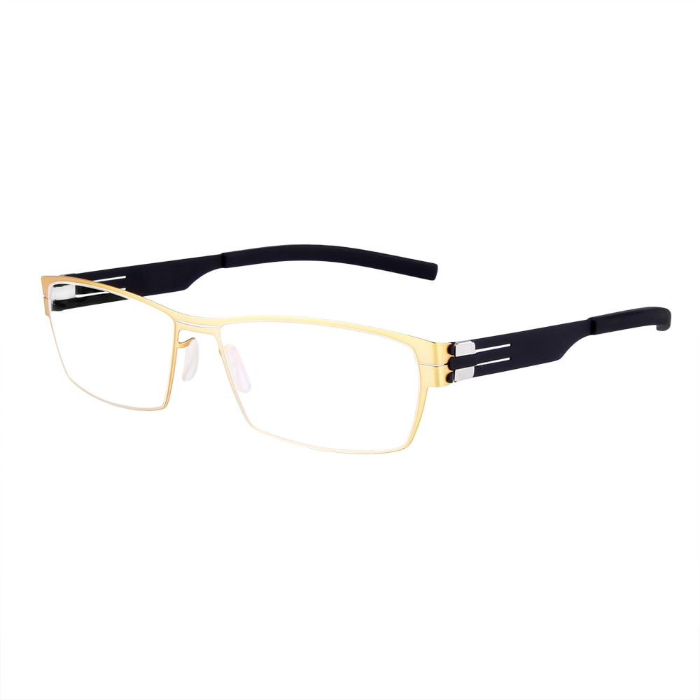 Germany Brand Berlin Screwless Eyeglasses Men Women Lightweight Optical Glasses Frame with Clip-on Polarized Sunglasses