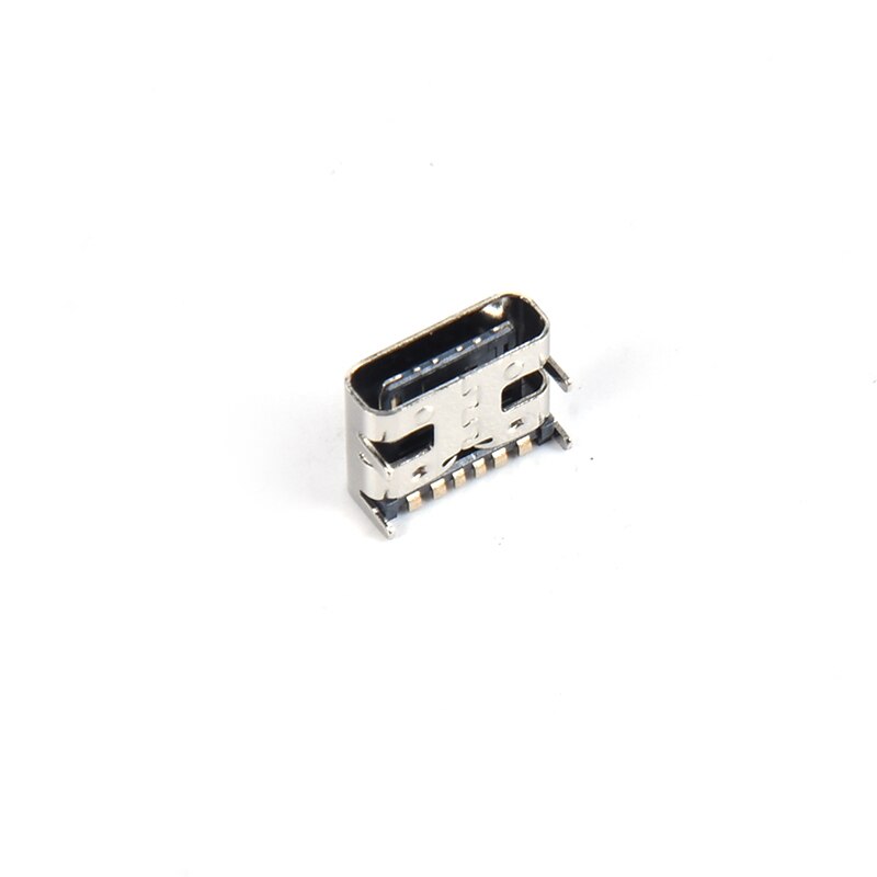 10Pcs 6 Pin Smt Socket Connector Micro Usb Type C 3.1 Vrouwelijke Plaatsing Smd Dip Voor Pcb Diy hoge Stroom Opladen