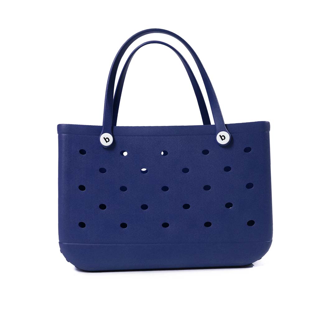 Große Moor-Taschen für Damen, Tragetasche, EVA-Sommer-Strandtasche, große Kapazität, Reisetaschen für Höhle Strand, Stiefel, Schwimmbad, Strand-Tragetaschen: Tiefe Blau