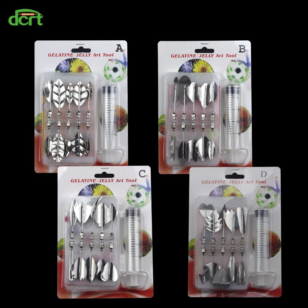40 sztuk/zestaw kwiaty liście narzędzia robić artystycznych dekoracji 3d w galaretce ciasto Jello Sztuka narzędzia żelatynowe pudding dysza robić dekorowania ciasta