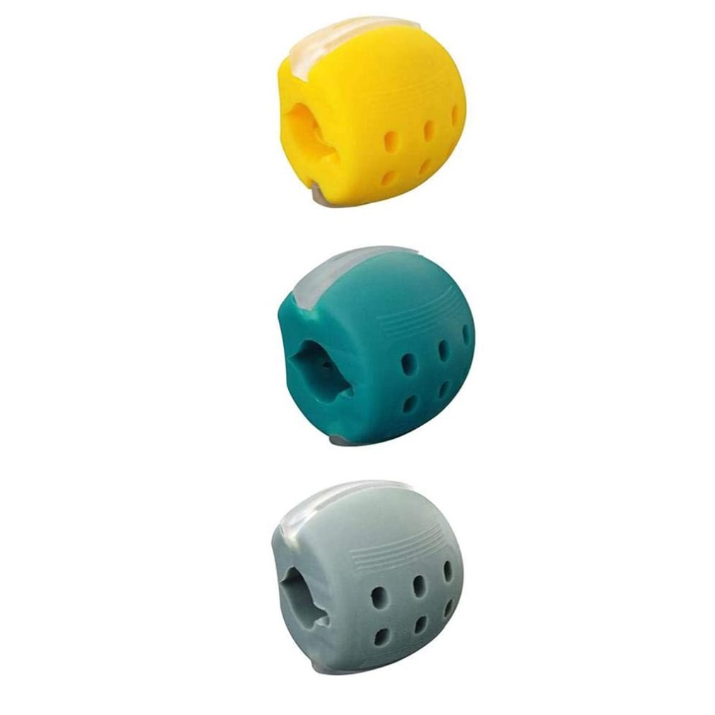 3 Levels Jaw Exerciser Exercise Ball JawLine Facial Muscle Training Fitness Ball Jaw Muscle Training Supplies