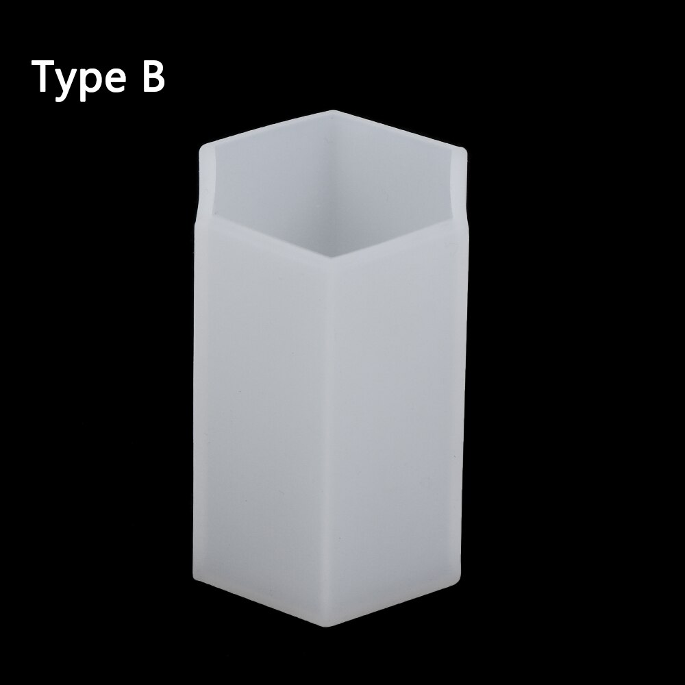 1PC Zylinder Kristall Kleber Harz Mold Silikon Casting Mould Kerze Form Epoxy Schmuck, Der Formen DIY Handgemachte Handwerk Werkzeuge: Type B