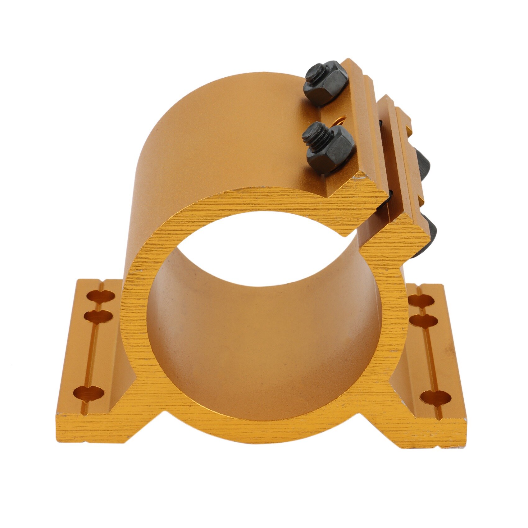 CNC Spindle Fixture Mounting Bracket CNC Spindle Motor Fixture 0.8KW 1.5KW Milling Cutter Engraving Machine: Rosy Red