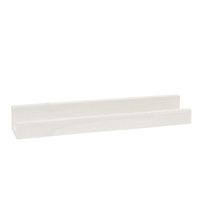 Cabeceros Relax&Wood, Estanteria Duc Natural, 50x6x6 cm, natural, madera, decoracion, natural, hecho a mano: Blanco