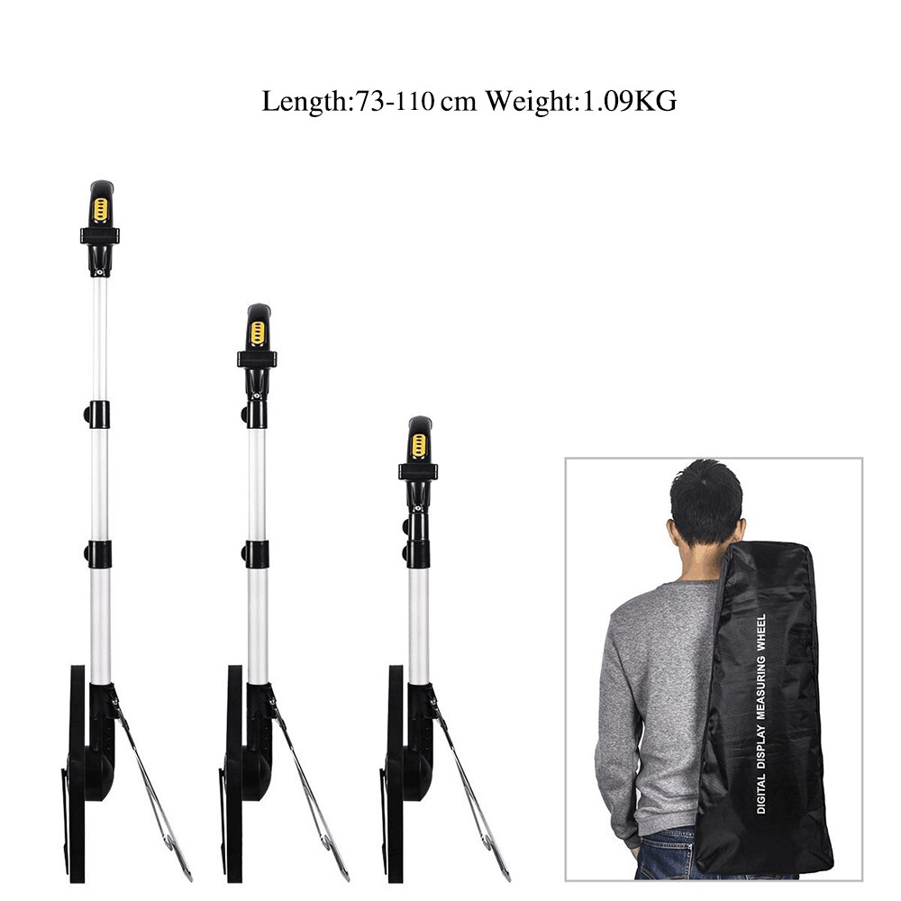 99999.9M Afstand Meten Wiel Count Digitale Afstand Meter Grote Road Maatregel Civiele techniek Afstand Tool