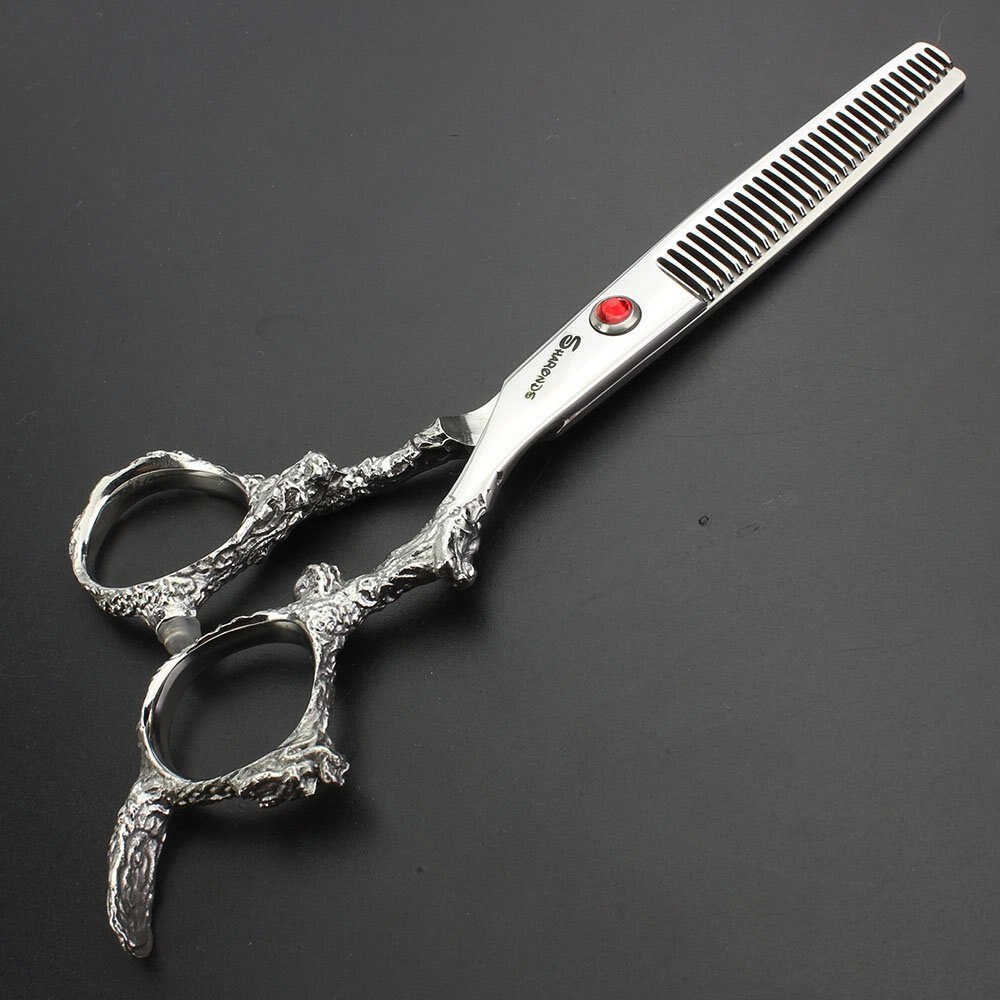 hairdressing scissors 6 inch Hairdressing Scissors Set Salon Stainless Steel Razor cut Haircuts barber Scissors