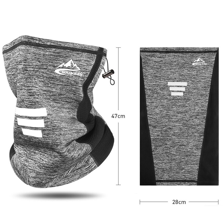 Bandana de ciclismo para hombre, pañuelo resistente al viento, grueso y cálido, elástico, ajustable, reflectante nocturno, para exteriores, Invierno