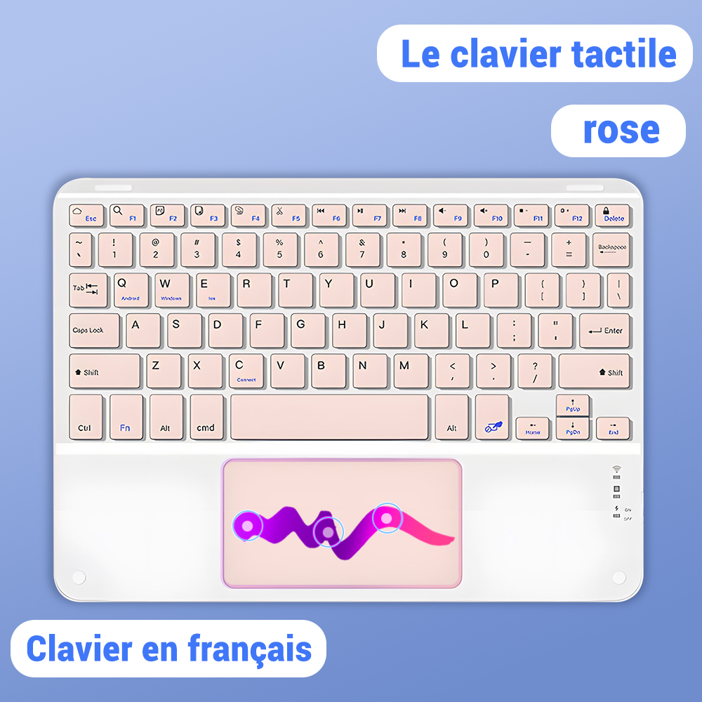 Kawaii Spur Pad drahtlose tastatur für ios Android Fenster Tablette für ipad Luft 4 Mini Profi spanisch arabisch koreanisch russisch tastatur: Gelb