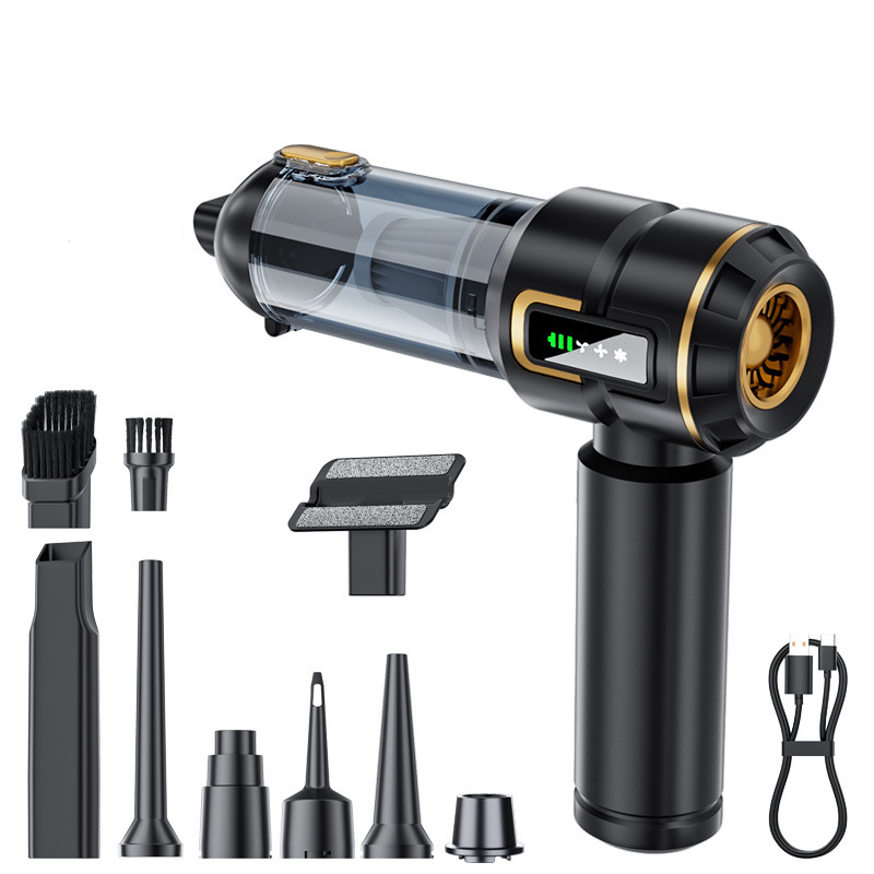 Auto Stofzuiger 998000PA Mini Draadloze Krachtige Sterke Scution Blower Auto Cleaner Handheld Draagbare Auto Stofzuigers: Rood