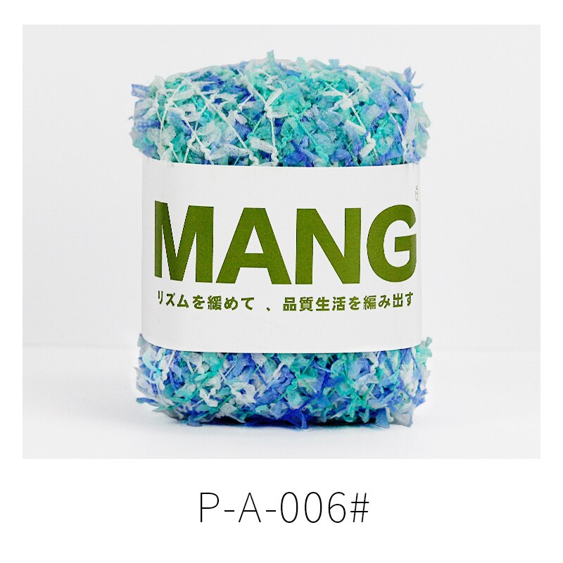 Mang 50g 1pc spesielle fargerik håndstrikke heklet sommerfugl papir garn tråd til baby dame skjerf genser hanske bag lue diy: pa -006