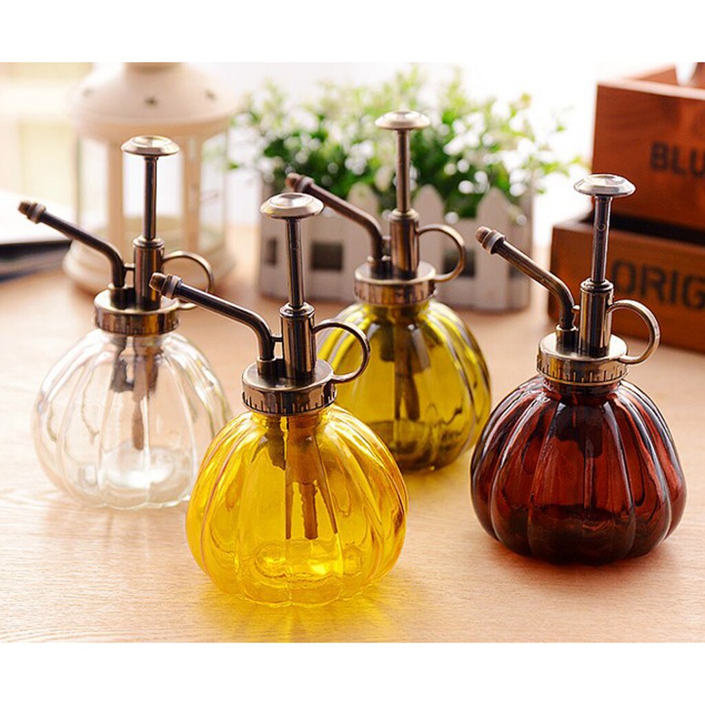 Magideal vintage spuitfles, drukspuitfles, tuinplant, bloem, waternevelfles