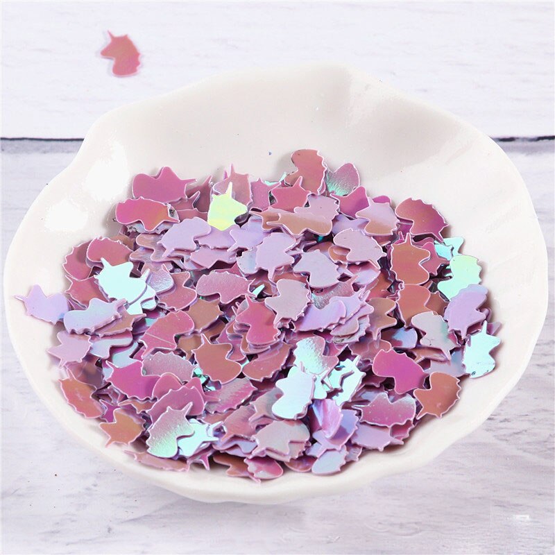 5*8mm eenhoorn hoofd nagel pailletten handleiding diy materiaal feestdecoratie pailletten pvc bulk pailletten kledingaccessoires  jj319