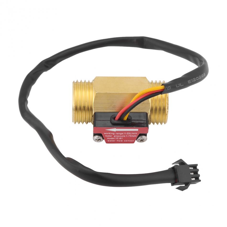 1 pc Magnetische Duurzaam 1-25L/min Waterstroom Sensor Schakelaar G1/2 Draad Hoge Nauwkeurigheid Precisie